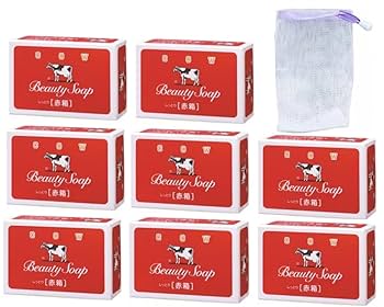 Amazon | 牛乳石鹸 赤箱 (カウブランド 牛乳石鹸 赤箱90g×8個 ＋